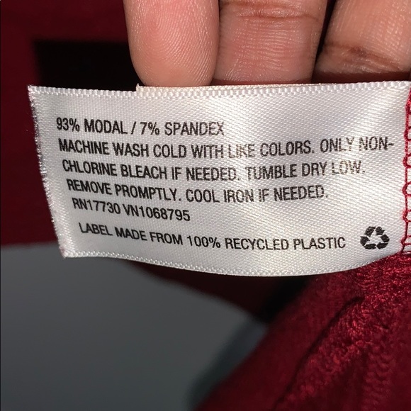 Red Long Sleeve Top - Picture 4 of 5